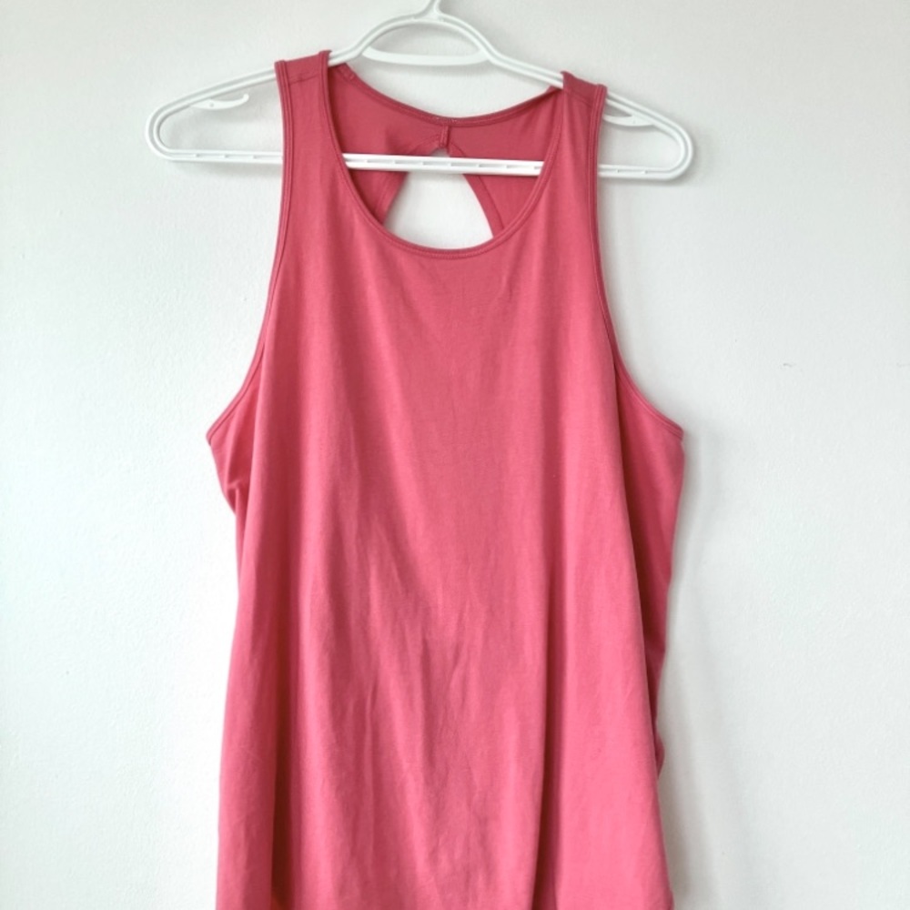 Elegant Pink Sleeveless Tank Top
